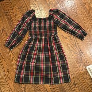 J.Crew, crewcuts girls plaid Holiday dress size 10